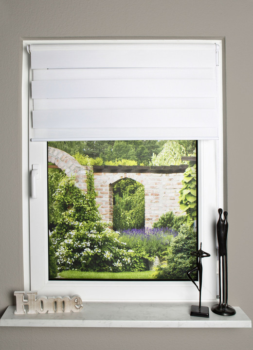 Modern - Kettenzugrollo mit Klemmträgern, in Größe 315 (H150x B40 cm) bis 324 (H150xB100 cm), in Farbe  Ansicht 2