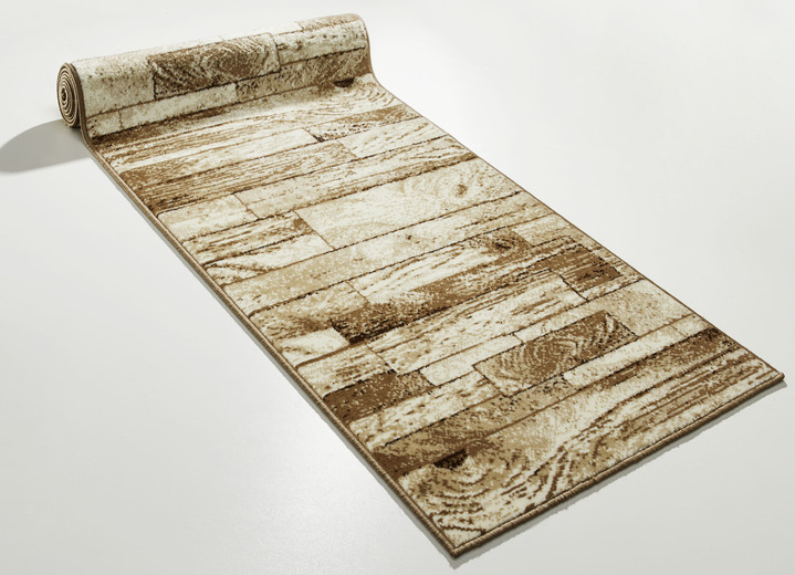 Läufer & Stufenmatten - Dekorativer Läufer in Wunschlänge, in Größe 102 (Läufer, 67 cm breit) bis 106 (Läufer, 100 cm breit), in Farbe GRAU Ansicht 2