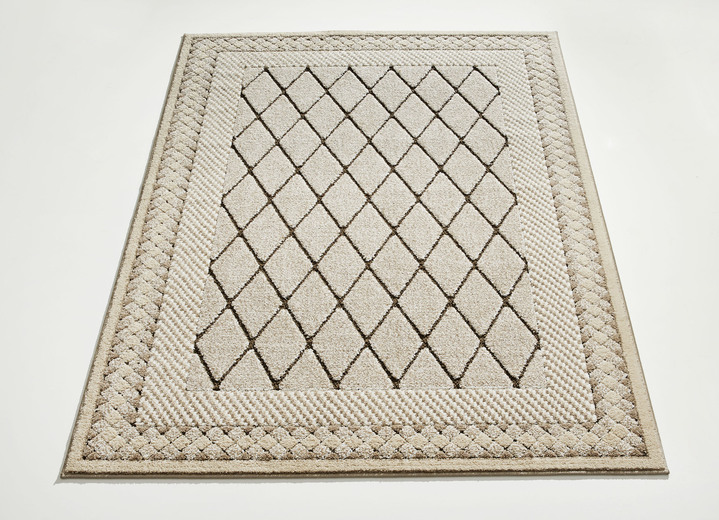 Modern - Naturnahe Brücken und Teppiche, in Größe 111 (Brücke, 60x110 cm) bis 282 (Teppich, 200x290 cm), in Farbe BEIGE Ansicht 1