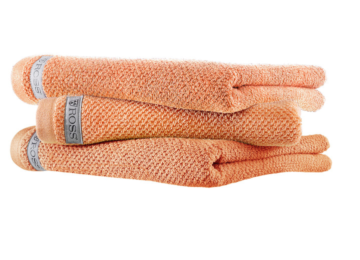 Handtücher - Flauschig weiche Frottier-Serie aus dem Hause Ross, in Größe 200 (2 Handtücher, 50/100 cm) bis 204 (1 Duschtuch, 70/140 cm), in Farbe SENF Ansicht 5