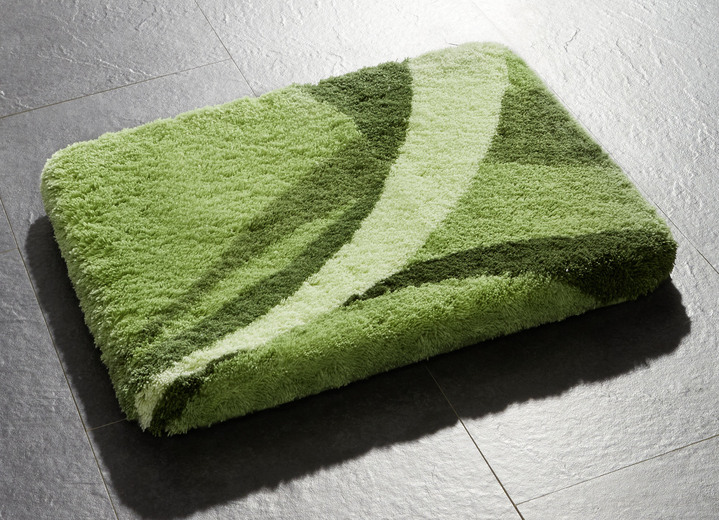 Badgarnituren - Badgarnitur von Kleine Wolke mit rutschhemmender Rückseite, in Größe 100 (Vorleger halbrund, 50/ 80 cm) bis 112 (WC-Deckelbezug, 47/ 50 cm), in Farbe BEIGE Ansicht 3