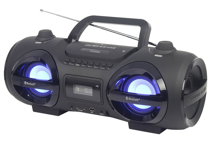 - Reflexion CDR900BT CD-/MP3-Boombox, in Farbe SCHWARZ Ansicht 2