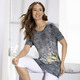 Shirts - Shirt in akuteller Batik-Optik in 2 Farben – Farbe GRAU – Ansicht 1 Shirts - Shirt in akuteller Batik-Optik in 2 Farben, in Größe 038 bis 054, in Farbe GRAU – Farbe GRAU – Ansicht 1
