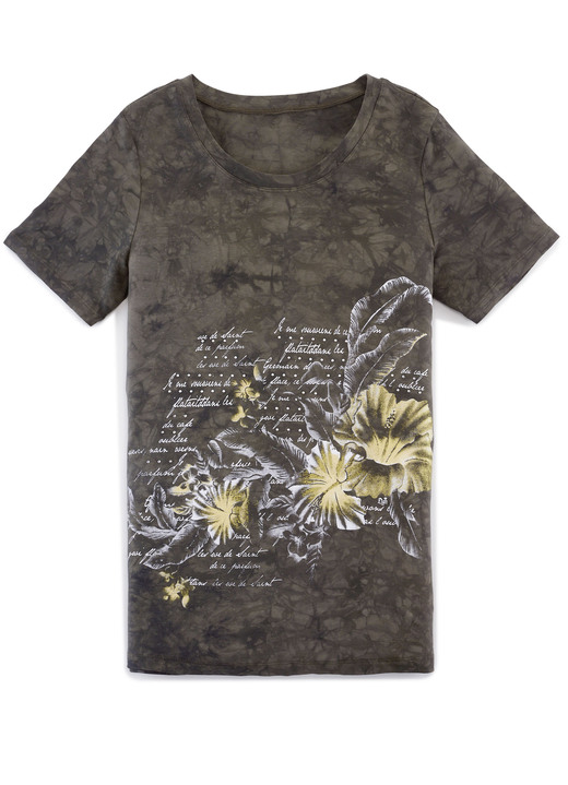 Shirts - Shirt in akuteller Batik-Optik in 2 Farben Shirts - Shirt in akuteller Batik-Optik in 2 Farben, in Größe 038 bis 054, in Farbe KHAKI