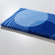 Badgarnituren - Badgarnitur von LineaDue mit rutschhemmender Rückseite, in Größe 100 (Vorleger halbrund, 50/ 80 cm) bis 112 (WC-Deckelbezug, 47/ 50 cm), in Farbe BLAU – Farbe BLAU – Ansicht 1