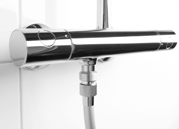 - Wasserspar-Duschkopf und Wassersparer, in Farbe CHROM Ansicht 7