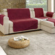 Sessel- & Sofaüberwürfe - Sessel- und Sofaschoner mit Fleckschutz und Anti-Rutsch-Beschichtung, in Größe 101 (Sesselschoner, 50x150 cm) bis 865 (2 Armlehnenschoner, 50x 70 cm), in Farbe ROT – Farbe ROT – Ansicht 1