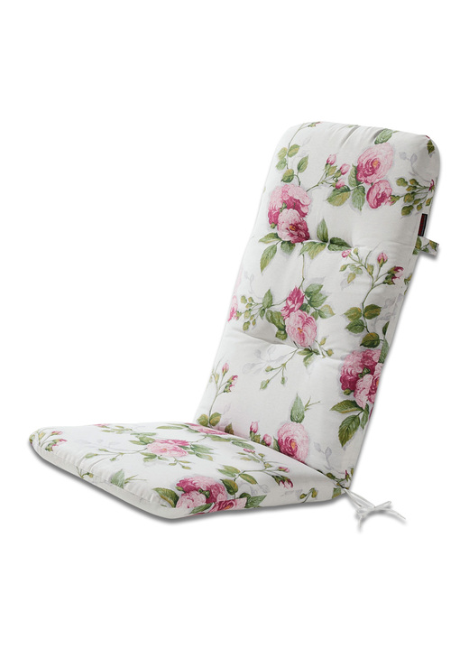 Kissen, Polster und Auflagen - Kissen und Auflagen in mustergültiger Qualität, in Farbe PFINGSTROSE, in Ausführung Sitzkissen 2er-Set Ansicht 9