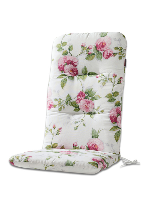 Kissen, Polster und Auflagen - Kissen und Auflagen in mustergültiger Qualität, in Farbe PFINGSTROSE, in Ausführung Sitzkissen 2er-Set Ansicht 10