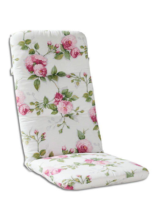 Kissen, Polster und Auflagen - Kissen und Auflagen in mustergültiger Qualität, in Farbe PFINGSTROSE, in Ausführung Sitzkissen 2er-Set Ansicht 11