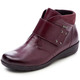 Stiefel & Stiefeletten - ELENA EDEN, atmungsaktive Damen-Boots, Weite H, mit Reißverschluss, in Größe 036 bis 042, in Farbe SCHWARZ – Farbe BORDEAUX – Ansicht 1