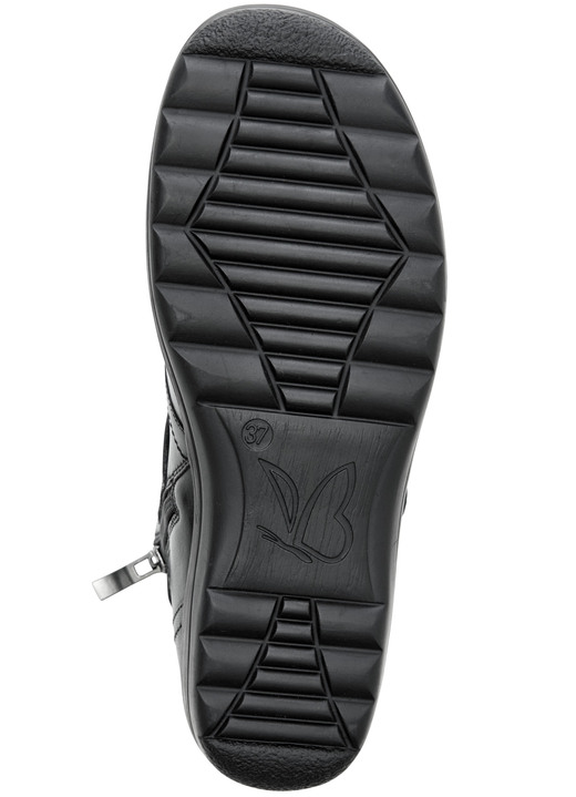 Stiefel & Stiefeletten - ELENA EDEN, atmungsaktive Damen-Boots, Weite H, mit Reißverschluss, in Größe 036 bis 042, in Farbe SCHWARZ Ansicht 3