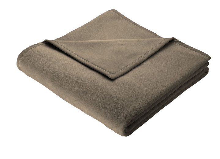 Decken - Kuschelig-weiche Schlafdecke Cotton Home, in Größe 225 (Schlafdecke, 150x200 cm) bis 325 (Schlafdecke, 150x220 cm), in Farbe BRAUN Ansicht 1