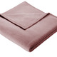Decken - Supersofte Schlafdecke von Bocasa aus reiner Baumwolle, in Größe 185 (Schlafdecke, 100x150 cm) bis 325 (Schlafdecke, 150x220 cm), in Farbe BRAUN – Farbe ROSÉ – Ansicht 1