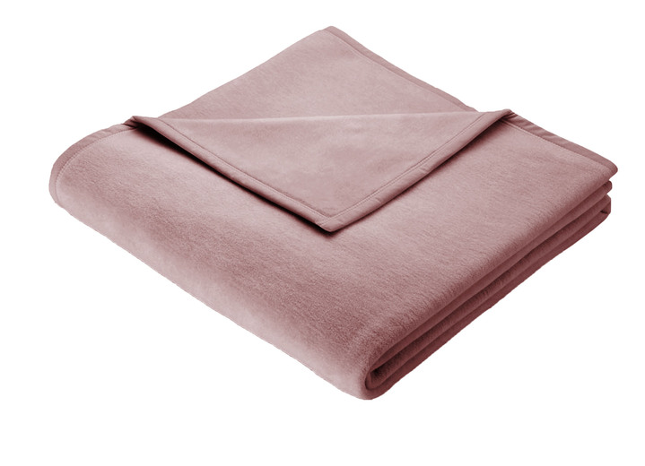 Decken - Supersofte Schlafdecke von Bocasa aus reiner Baumwolle, in Größe 185 (Schlafdecke, 100x150 cm) bis 325 (Schlafdecke, 150x220 cm), in Farbe ROSÉ Ansicht 1