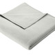 Decken - Supersofte Schlafdecke von Bocasa aus reiner Baumwolle, in Größe 185 (Schlafdecke, 100x150 cm) bis 325 (Schlafdecke, 150x220 cm), in Farbe CREME – Farbe SILBER – Ansicht 1