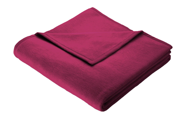 Decken - Supersofte Schlafdecke von Bocasa aus reiner Baumwolle, in Größe 185 (Schlafdecke, 100x150 cm) bis 325 (Schlafdecke, 150x220 cm), in Farbe ROT Ansicht 1