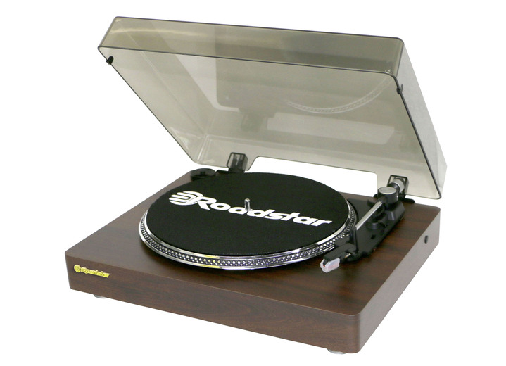 Nostalgie - Roadstar TT-385BT-T Retro-Plattenspieler mit Bluetooth, in Farbe BRAUN
