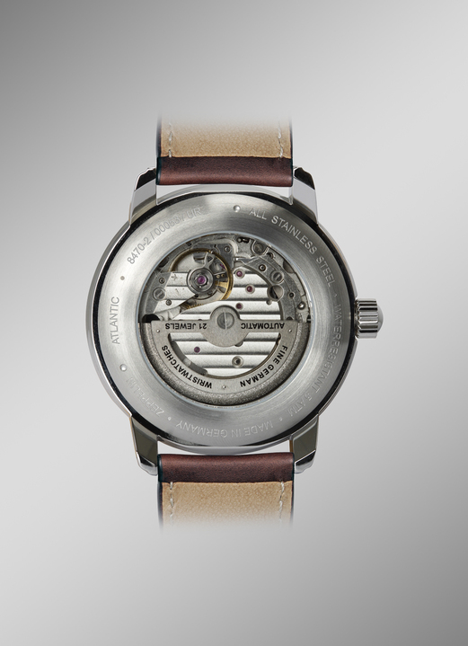 Automatikuhren - Zeppelin-Automatik-Herrenuhr mit Lederband, in Farbe  Ansicht 2