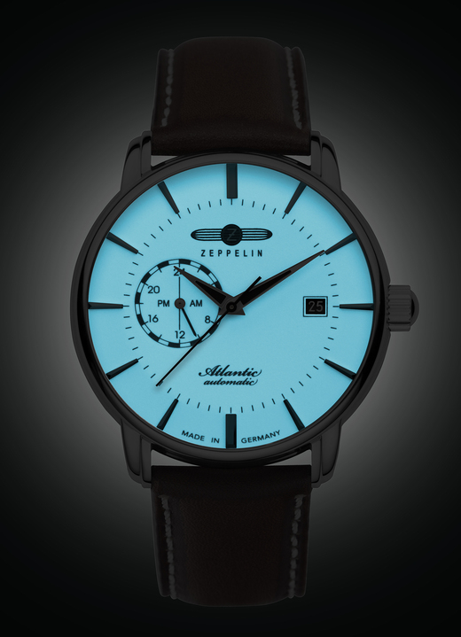 Automatikuhren - Zeppelin-Automatik-Herrenuhr mit Lederband, in Farbe  Ansicht 3