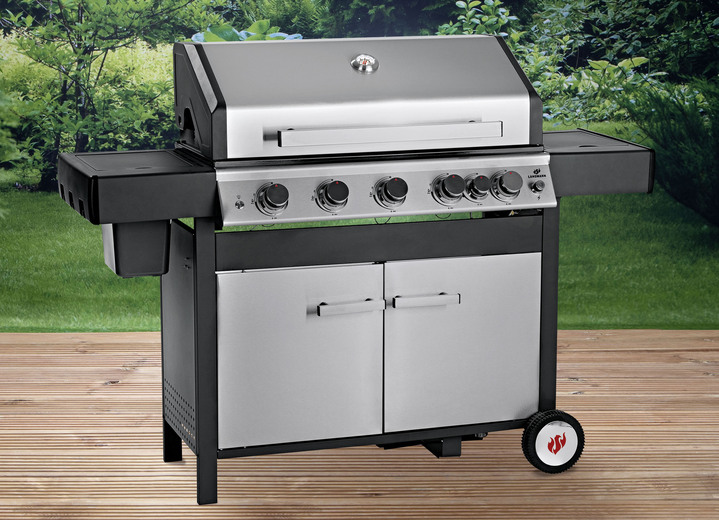 Gartengrill - Landmann Gasgrillwagen, in Farbe SCHWARZ Ansicht 1