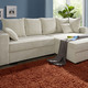 - Polsterecke mit Bettfunktion und 2 Dekokissen, in Farbe CREME – Farbe CREME – Ansicht 1