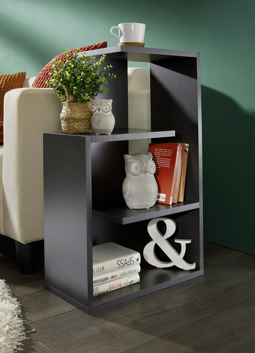 Kleinmöbel - Beistelltisch, auch als Bücherregal nutzbar Ansicht 2 Kleinmöbel - Beistelltisch, auch als Bücherregal nutzbar, in Farbe WEISS Ansicht 2