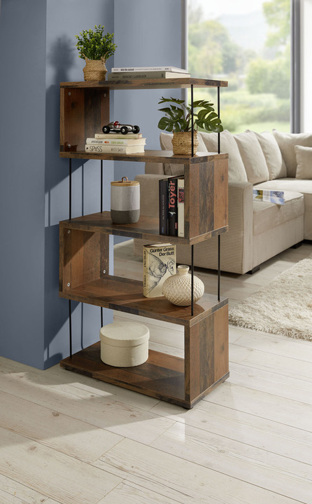 Regale & Schränke - Standregal,ideal auch als Raumteiler Ansicht 2 Regale & Schränke - Standregal,ideal auch als Raumteiler, in Farbe ASTEICHE, in Ausführung Standregal, schmal, 2 Ablagefächer Ansicht 2