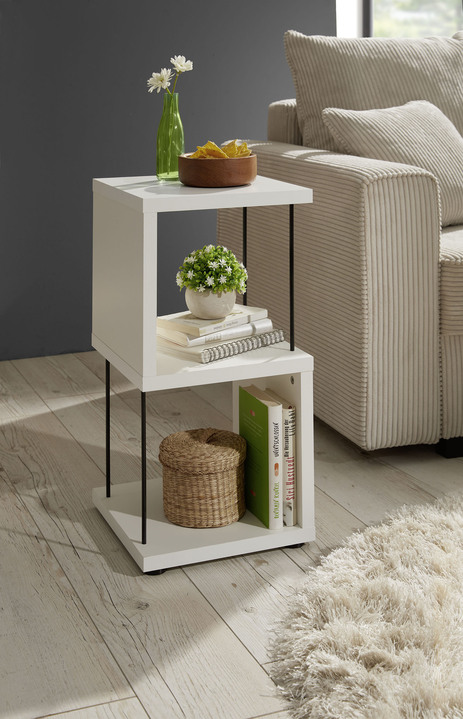 Regale & Schränke - Standregal,ideal auch als Raumteiler Ansicht 6 Regale & Schränke - Standregal,ideal auch als Raumteiler, in Farbe SCHWARZSTAHL, in Ausführung Standregal, schmal, 2 Ablagefächer Ansicht 6