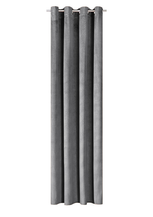 Klassisch - Energiespar-Verdunkelungsschals in Samtoptik Ansicht 4 Klassisch - Energiespar-Verdunkelungsschals in Samtoptik, in Größe 364 (H150xB140 cm) bis 436 (H245xB140 cm), in Farbe TAUPE, in Ausführung mit Universalschienenband Ansicht 4