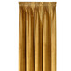Klassisch - Energiespar-Verdunkelungsschals in Samtoptik, in Größe 364 (H150xB140 cm) bis 436 (H245xB140 cm), in Farbe GOLD, in Ausführung mit Universalschienenband – Farbe GOLD – Ansicht 1