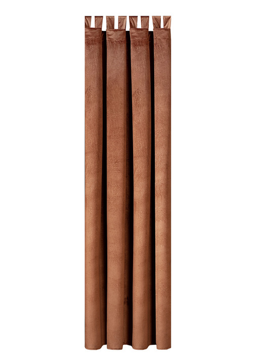 Klassisch - Energiespar-Verdunkelungsschals in Samtoptik Ansicht 10 Klassisch - Energiespar-Verdunkelungsschals in Samtoptik, in Größe 364 (H150xB140 cm) bis 436 (H245xB140 cm), in Farbe TAUPE, in Ausführung mit Universalschienenband Ansicht 10