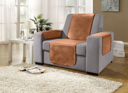 Sessel- und Sofaschoner mit Anti-Rutsch-Beschichtung