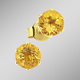- Ohrstecker echt Citrin, in Farbe  – Ansicht 1
