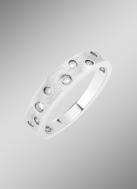 Ringe - Zauberhafter Damenring mit synth. Zirkonia, in Größe 160 bis 220, in Farbe  Ansicht 1