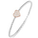 Halsketten & Armbänder - Kugelketten-Armband aus Silber 925/- fein mit Zirkonia-Herz – Ansicht 2 Halsketten & Armbänder - Kugelketten-Armband aus Silber 925/- fein mit Zirkonia-Herz, in Farbe  – Ansicht 2