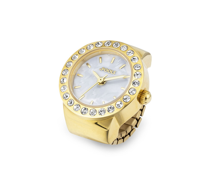 Damen-Modeschmuck - Quartz-Ringuhr Ansicht 2 Damen-Modeschmuck - Quartz-Ringuhr, in Farbe  Ansicht 2
