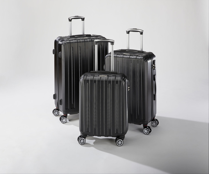 Reisen - Koffer-Set 3teilig, in Farbe SCHWARZ Ansicht 1