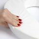 Sitzhilfen - Komfortables WC-Sitzpolster, in Farbe WEISS – Farbe WEISS – Ansicht 2