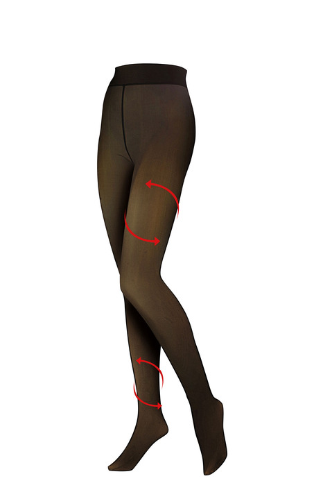 Strümpfe - Thermo-Fleece-Strumpfhose, in Größe L (42/44) bis XL (46/48), in Farbe HAUT Ansicht 2