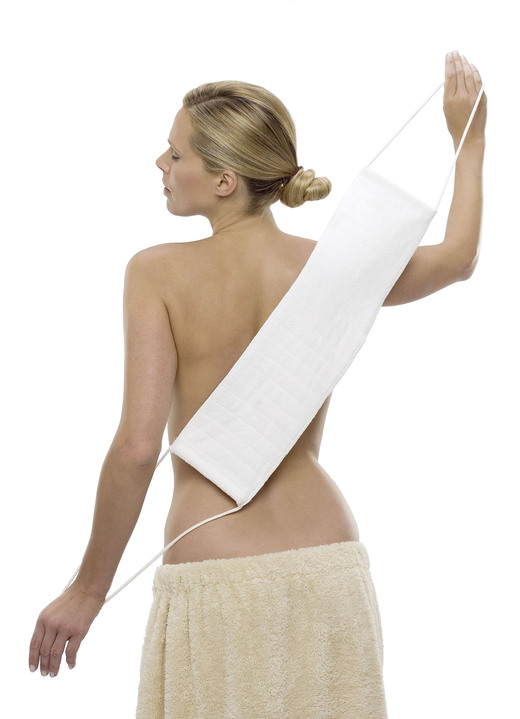 Körperpflege & Kosmetik - Rückenreinigungstuch von Janastyle, in Farbe WEISS Ansicht 1