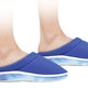 Hausschuhe - Gel-Slipper, in Größe L bis XXL, in Farbe BLAU-WEISS – Farbe BLAU-WEISS – Ansicht 3