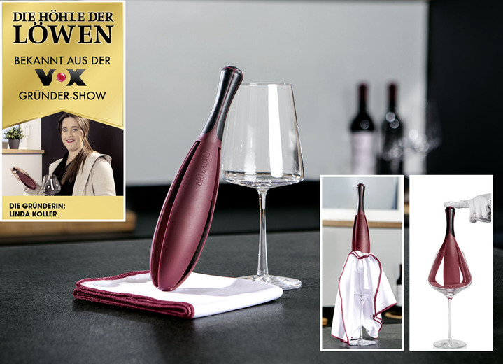 - Briliamo Glas-Polierstab für eine schnelle und mühelose Politur, in Farbe WEINROT Ansicht 1