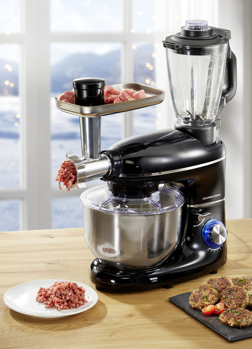 Backen - Profi-Küchenmaschine mit Planetenrührwerk, in Farbe ROT Ansicht 4