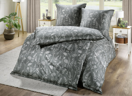 Bettwäsche-Garnitur in Mako-Satin
