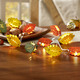 Wohnaccessoires - Batteriebetriebene Lichterkette Herbst, in Farbe BUNT