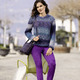 Pullover - Pullover mit Alpaka und tollem Farbverlauf – Farbe LILA-GRÜN-MULTICOLOR – Ansicht 3 Pullover - Pullover mit Alpaka und tollem Farbverlauf, in Größe L(44/46) bis XS(32/34), in Farbe PINK-LILA-MULTICOLOR – Farbe LILA-GRÜN-MULTICOLOR – Ansicht 3