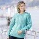 Pullover - Pullover in Grobstrick – Farbe MINT – Ansicht 2 Pullover - Pullover in Grobstrick, in Größe 034 bis 050, in Farbe MINT – Farbe MINT – Ansicht 2