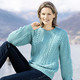 Pullover - Pullover in Grobstrick – Farbe MINT – Ansicht 1 Pullover - Pullover in Grobstrick, in Größe 034 bis 050, in Farbe MINT – Farbe MINT – Ansicht 1