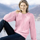 Pullover - Pullover in Grobstrick – Farbe ROSÉ – Ansicht 2 Pullover - Pullover in Grobstrick, in Größe 034 bis 050, in Farbe MINT – Farbe ROSÉ – Ansicht 2